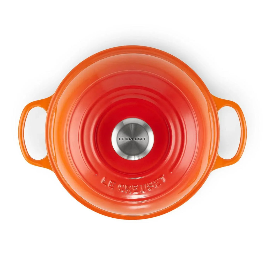 Panela Le Creuset para Pão Signature 24cm Azul Marseille