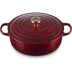 Panela Le Creuset para Risotto Signature Rhone com Pegador Dourado 6,2L 30cm