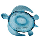 Petisqueira Acrílico Formato Tartaruga Azul 27x22x5,5cm
