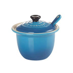 Porta Condimentos Com Colher Cerâmica Laranja Le Creuset