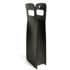 Porta Garrafa Simples Couro Ecológico Montana Preto Atelier