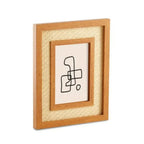 Porta-Retrato em MDF com Rattan 10x15cm Mart
