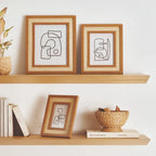 Porta-Retrato em MDF com Rattan 10x15cm Mart