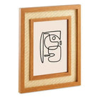 Porta-Retrato em MDF com Rattan 15x20cm Mart