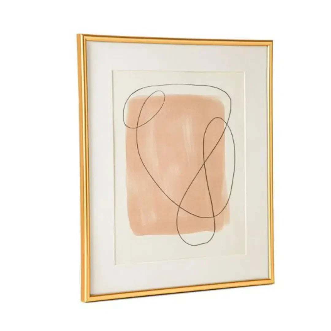 Porta-Retrato em PVC Dourado 20x25cm Mart