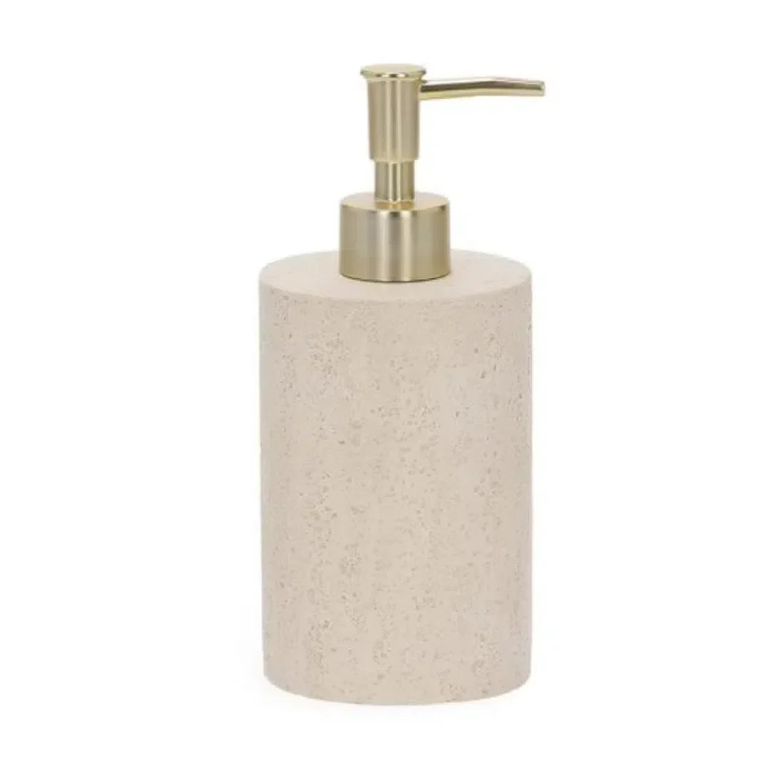 Porta-Sabonete Líquido em Poliresina Bege 18,5x8cm Mart