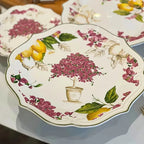 Porta Torta com Pé Cerâmica Imperial Scalla