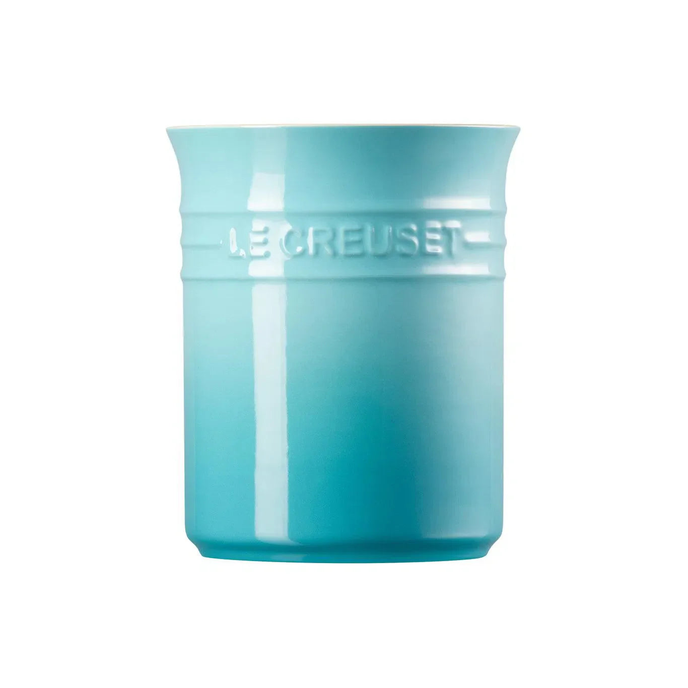 Porta Utensílios Grande Cerâmica Clássico Azul Caribe 2,3L Le Creuset