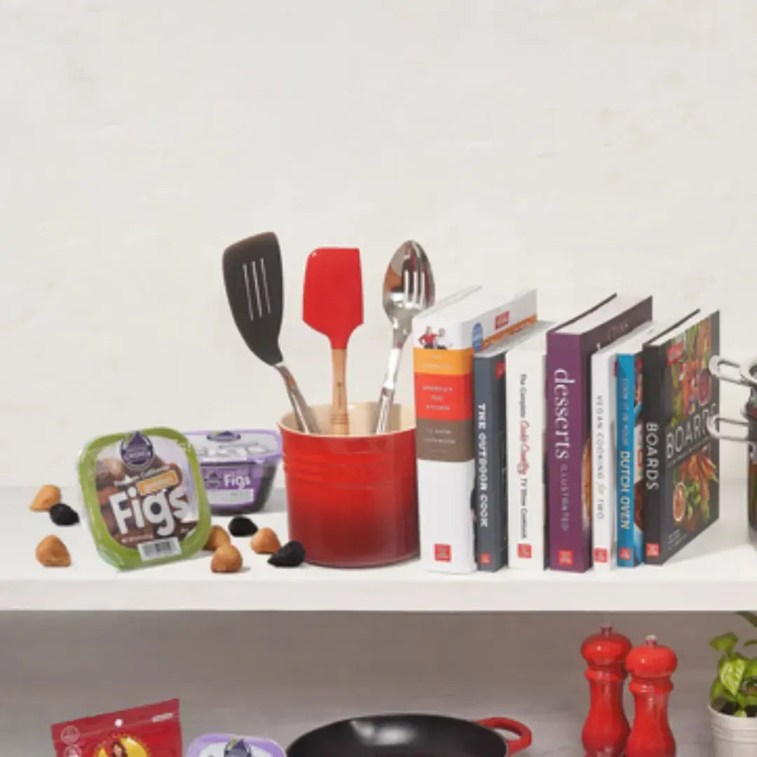 Porta Utensílios Grande Cerâmica Clássico Vermelho 2,3L Le Creuset