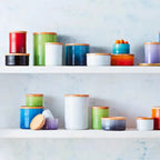 Pote Cerâmica com Tampa de Madeira Scandinavia Black Onyx 420ml Le Creuset