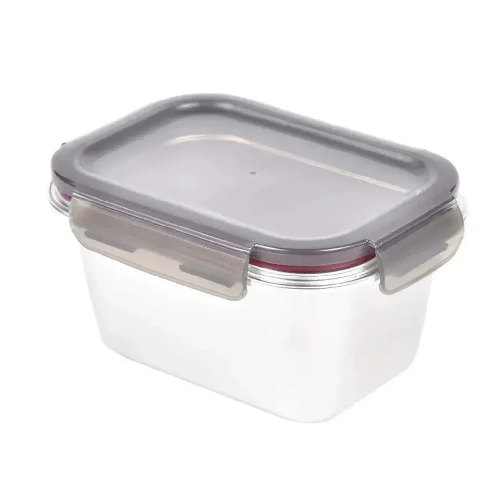 Pote Hermético Retangular em Inox com Tampa 1L Kenya