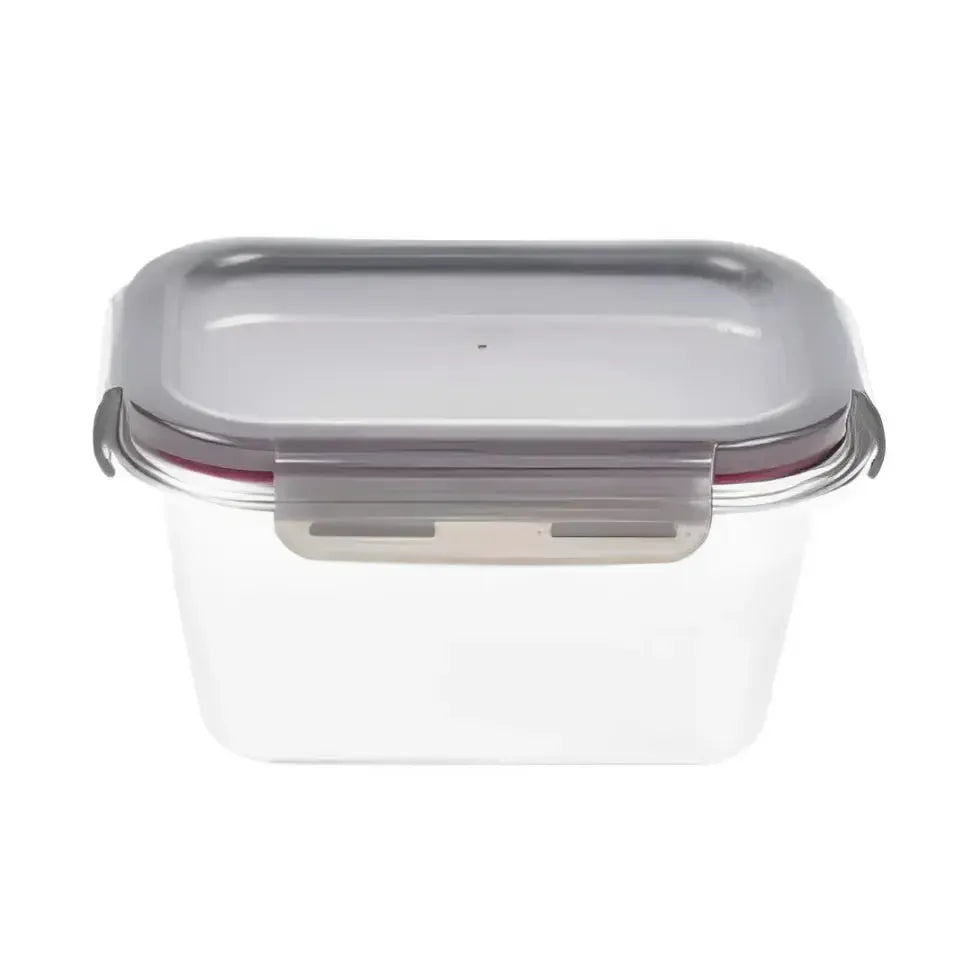 Pote Hermético Retangular em Inox com Tampa 1L Kenya