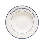 Prato Fundo Aquarelle Cerâmica Speciale Azul 25cm Copa&Cia