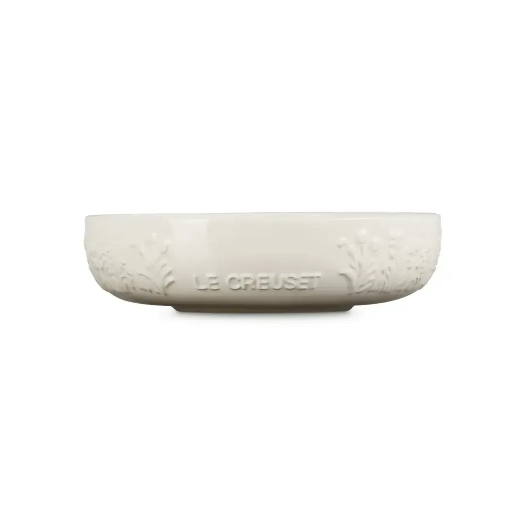 Prato Fundo Cerâmica 18cm Sphere Jardin Meringue Le Creuset