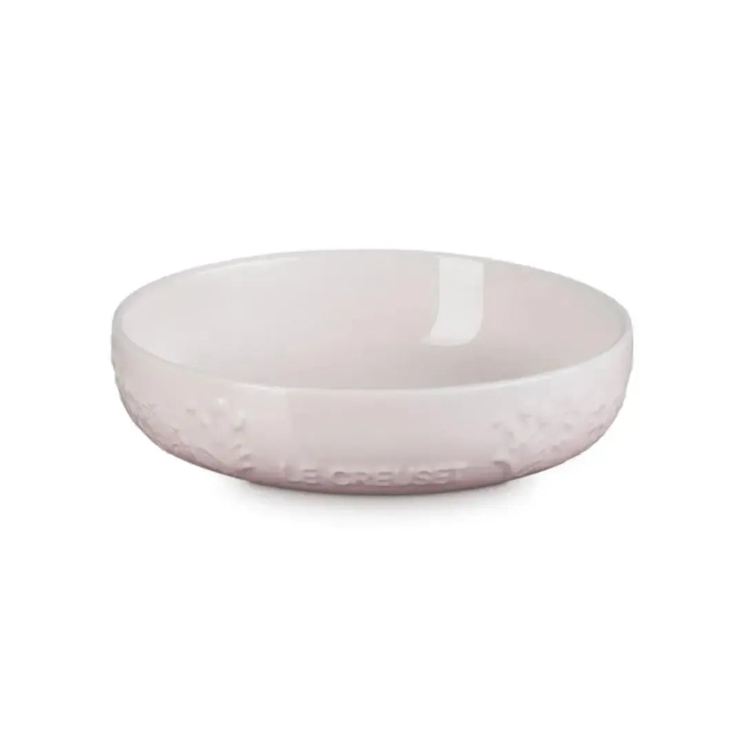 Prato Fundo Cerâmica 18cm Sphere Jardin Shell Pink Le Creuset