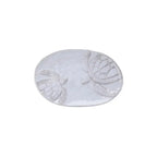 Prato Oval Melamina Detalhe Tartarugas Verde 43,5x28,5x3,5cm