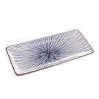 Prato Retangular Porcelana Koji 25x12cm