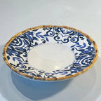 Prato de Risoto Cerâmica Dolce Mare Azulejo Português Vermelho 27,5cm Maison Blanche
