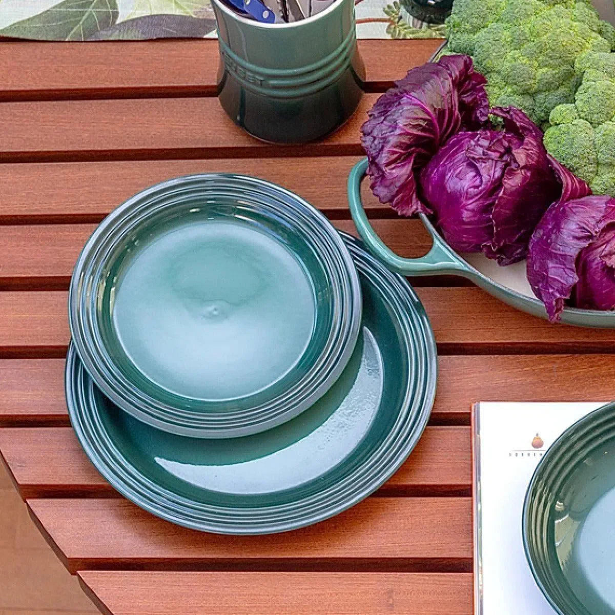 Prato de Sobremesa Cerâmica 22cm Thyme Le Creuset