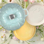 Prato de Sobremesa Cerâmica 22cm Sphere Jardin Camomille Le Creuset