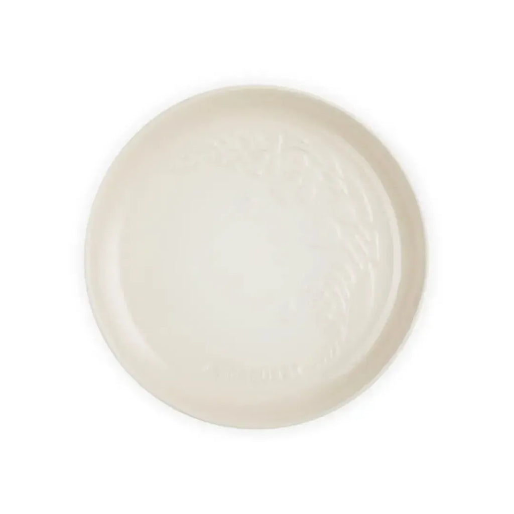 Prato de Sobremesa Cerâmica 22cm Sphere Jardin Meringue Le Creuset