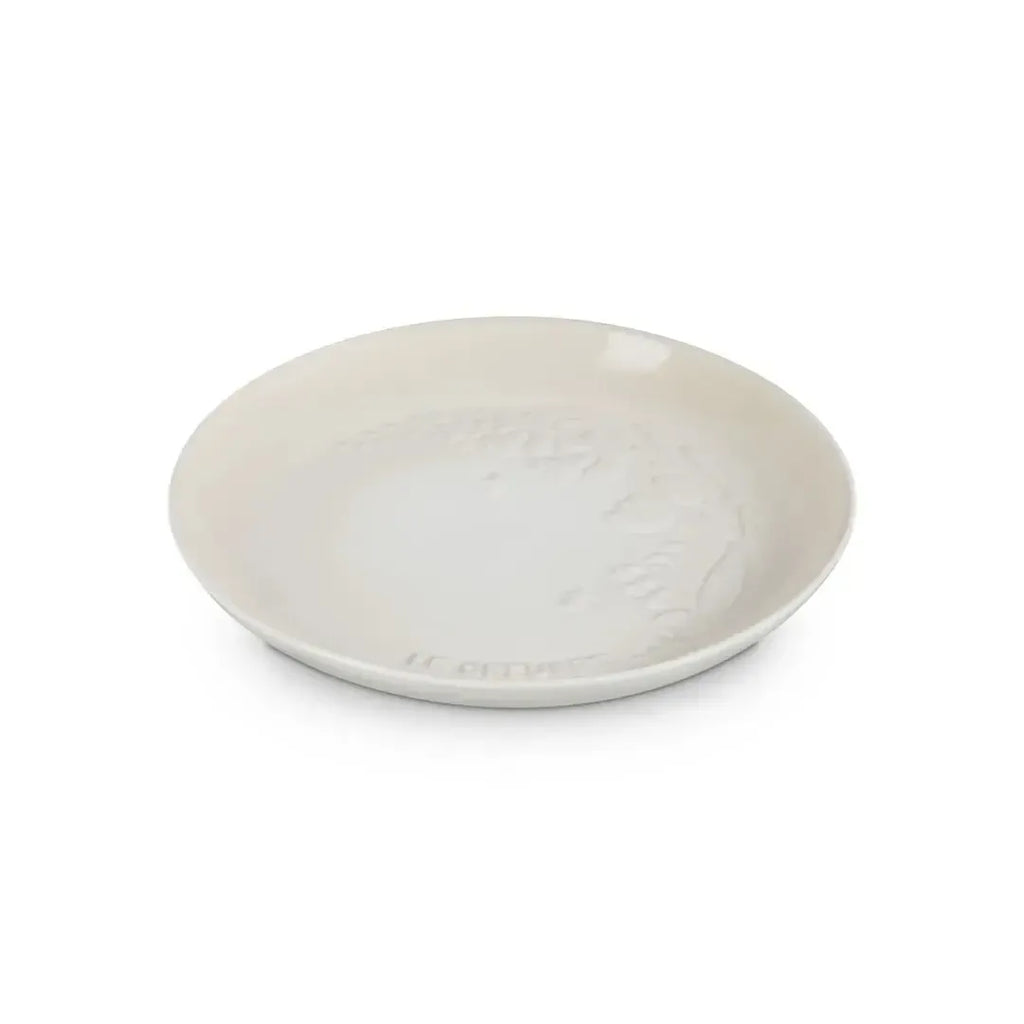 Prato de Sobremesa Cerâmica 22cm Sphere Jardin Meringue Le Creuset