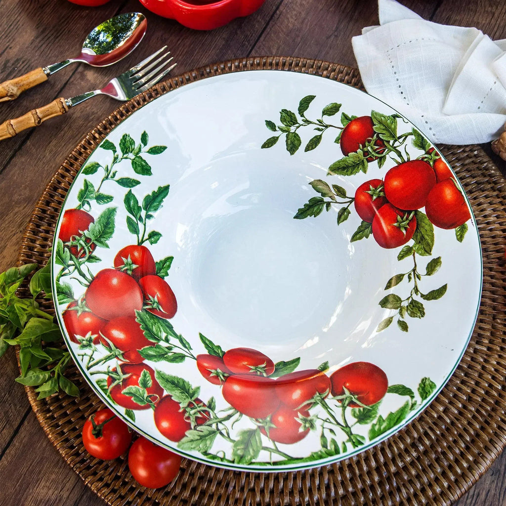 Prato para Massa Cerâmica Tomate 27cm Scalla