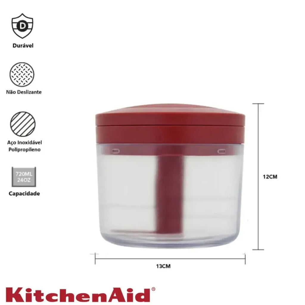 Processador de Alimentos Manual 720L Empire Red KitchenAid