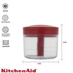 Processador de Alimentos Manual 720L Empire Red KitchenAid