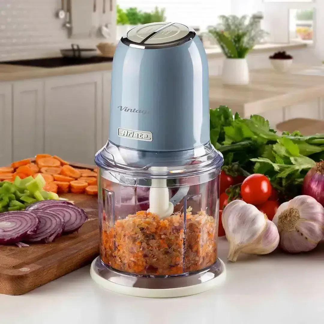 Processador de Alimentos Vintage Azul 220V 400W Ariete