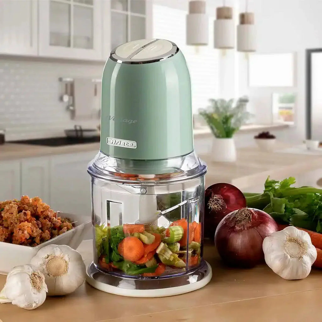 Processador de Alimentos Vintage Verde 127V 250W Ariete