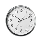 Relógio de Parede Branco / Prateado 40cm linha Refúgio