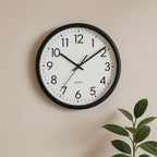 Relógio de Parede Branco / Preto 40cm linha Refúgio