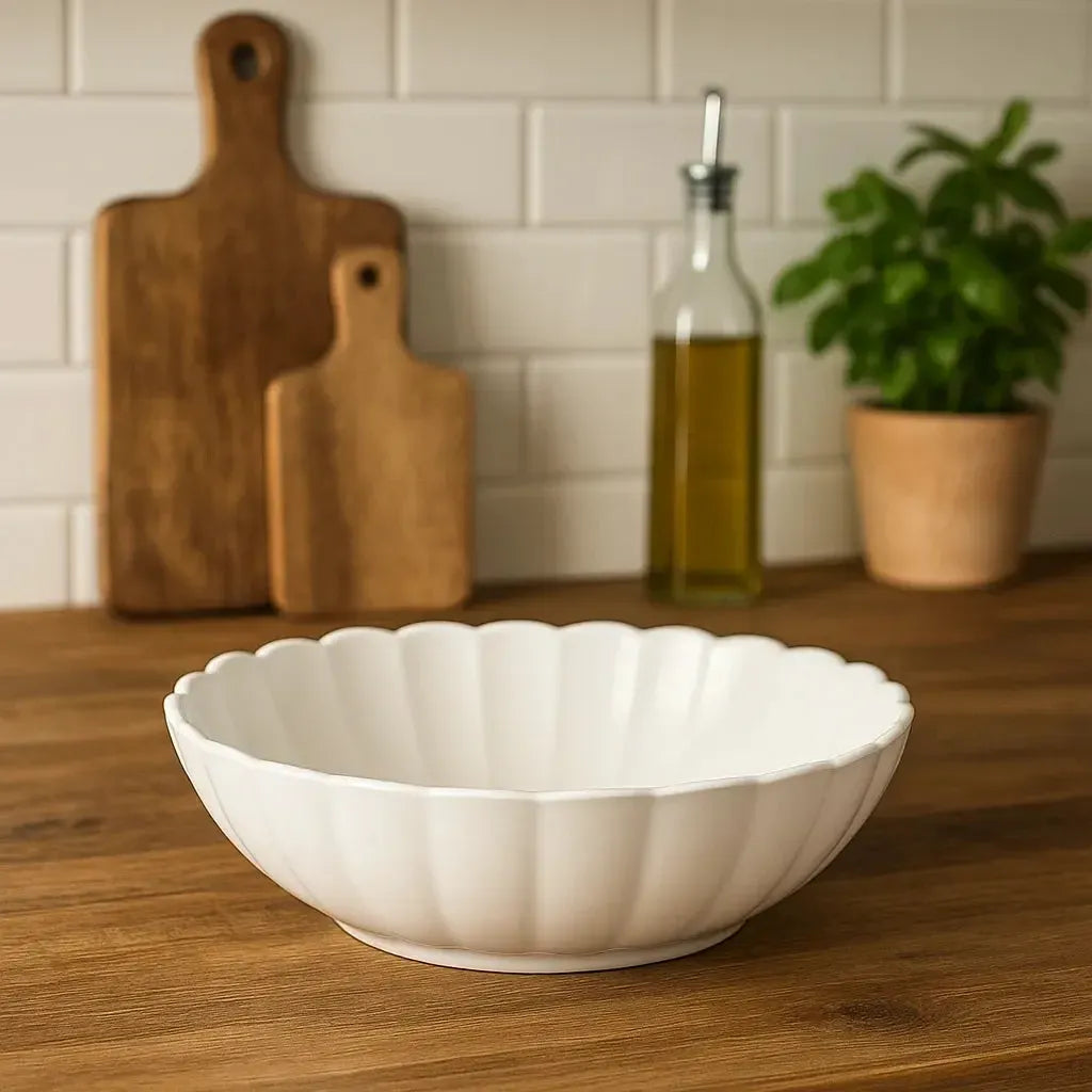 Saladeira Porcelana Flora Camélia 25,5cm Oxford