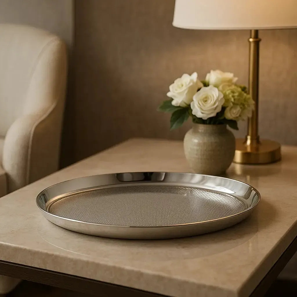 Salvinha Oval Sarezzo Inox Riva