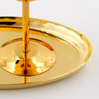 Salvinha Oval Sarezzo Inox com Revestimento em Ouro 24k Riva