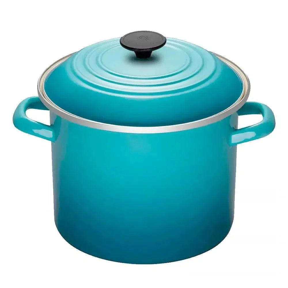 Stockpot Aço Esmaltado Azul Caribe 7,6L 22cm Le Creuset