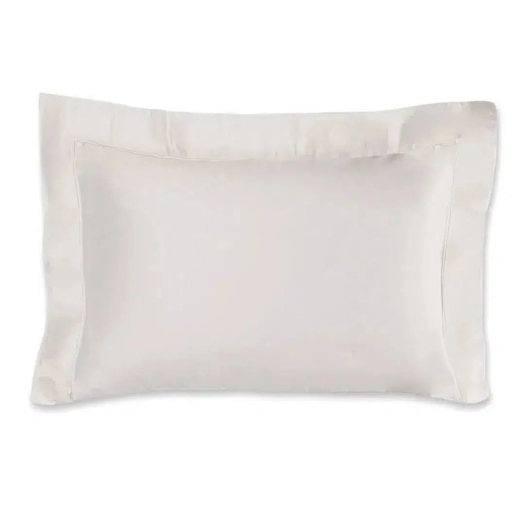 Super Fronha Dominicani 600 Fios Cetim 100% Algodão Egípcio Branco 50x90cm Trussardi