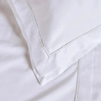 Super Fronha Doppio 300 Fios Cetim 100% Algodão Egípcio Branco 50x90cm Trussardi