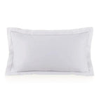 Super Fronha Doppio 300 Fios Cetim 100% Algodão Egípcio Branco 50x90cm Trussardi