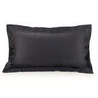 Super Fronha Doppio 300 Fios Cetim 100% Algodão Egípcio Chumbo 50x90cm Trussardi