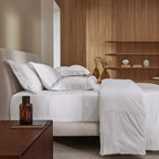 Super Fronha Firmiano 1000 Fios Cetim 100% Algodão Egípcio Branco 50x90cm Trussardi