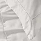Super Fronha Firmiano 1000 Fios Cetim 100% Algodão Egípcio Branco 50x90cm Trussardi