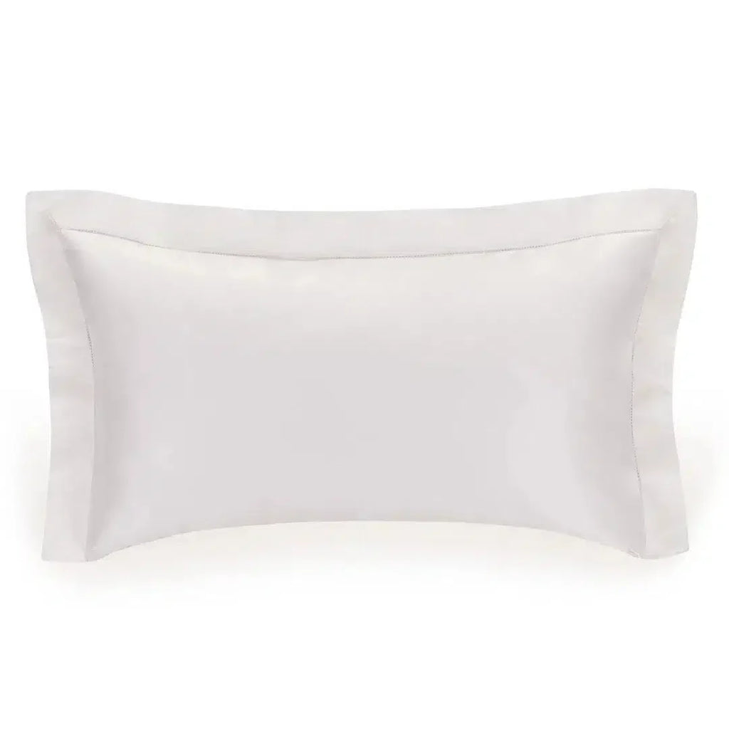 Super Fronha Firmiano 1000 Fios Cetim 100% Algodão Egípcio Branco 50x90cm Trussardi
