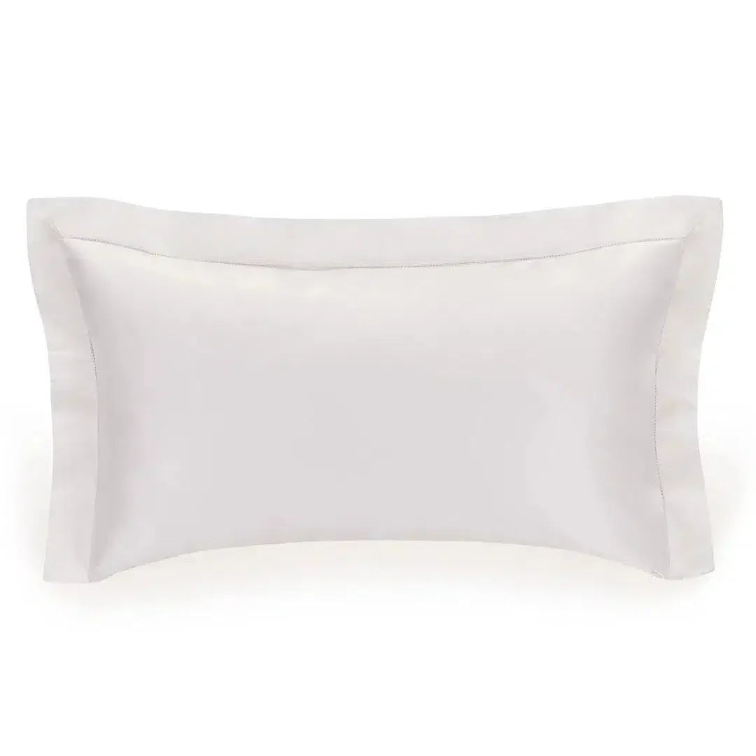Super Fronha Firmiano 1000 Fios Cetim 100% Algodão Egípcio Branco 50x90cm Trussardi