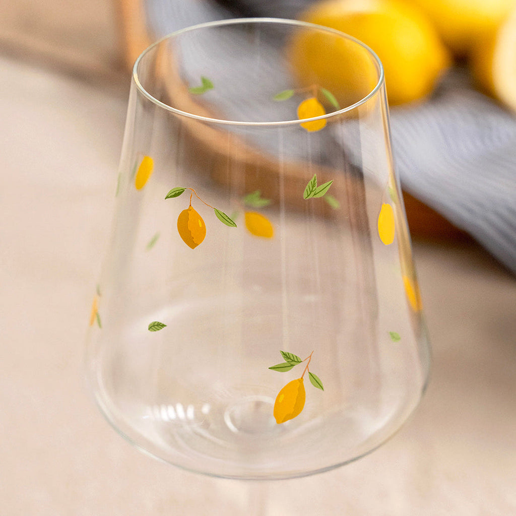 Jogo 6 Taças Bordeaux em Cristal Ecológico Allure 620ml Limão