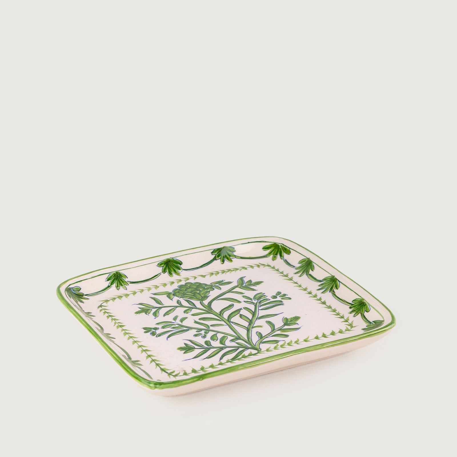 Suporte Raso Cerâmica Médio Alcachofra Provençal