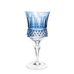 Taça em Cristal Lapidado 69 para Vinho 19 Azul Claro Artemano 345ml