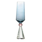 Taça para Champanhe Vidro Azul / Lilás / Transparente Linha Sintonia 300ml