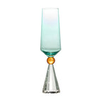 Taça para Champanhe Vidro Verde / Laranja / Transparente Linha Sintonia